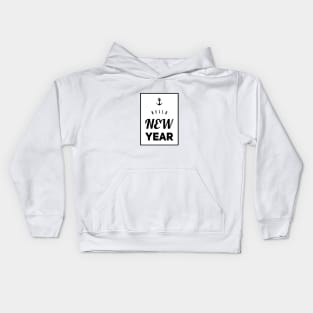 Happy Hello new year Kids Hoodie